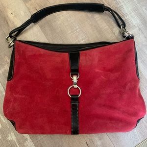 Franklin Covey Suede Genuine Leather Bag